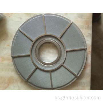 Filtr listového disku pro produkci polymerního filmu